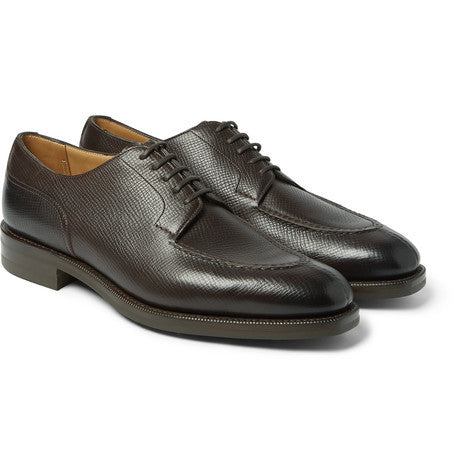 Dover Cross-Grain Leather Derby Shoes